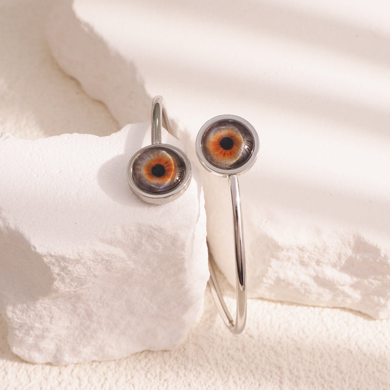 Custom Two Eyes, One Love Bangle