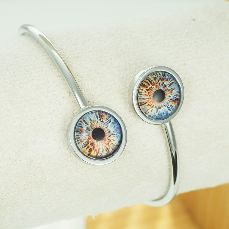 Custom Two Eyes, One Love Bangle