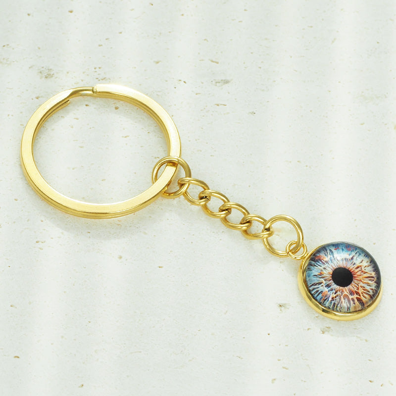Custom Two Eyes, One Love Keychain