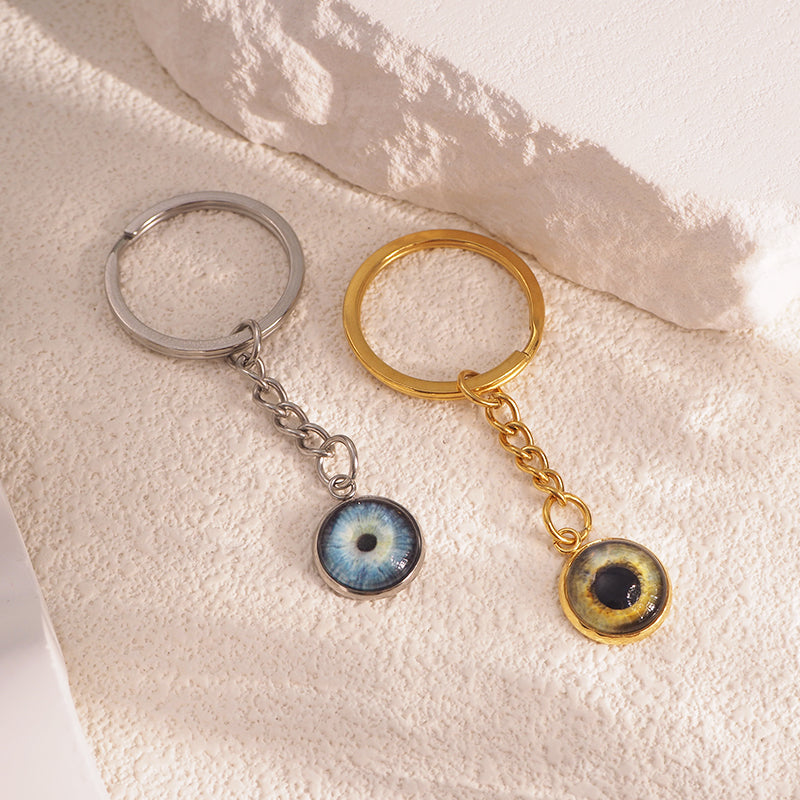 Custom Two Eyes, One Love Keychain