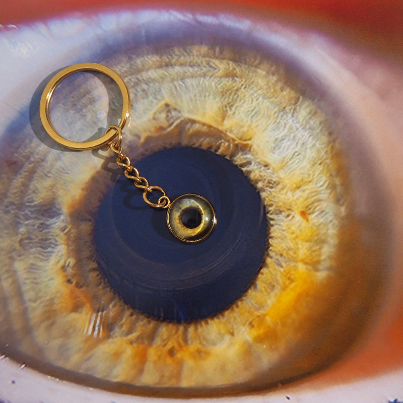 Custom Two Eyes, One Love Keychain