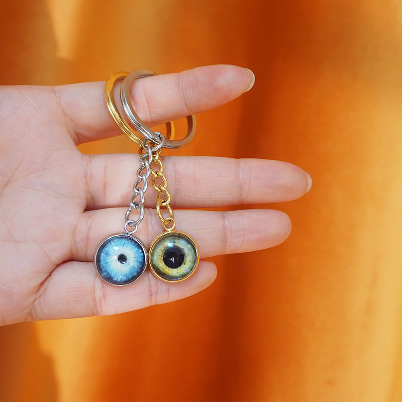 Custom Two Eyes, One Love Keychain