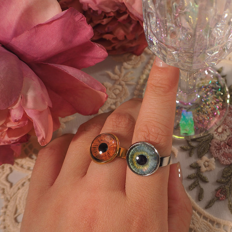 Custom Two Eyes, One Love Ring