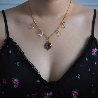 Custom Two Eyes, One Love Necklace