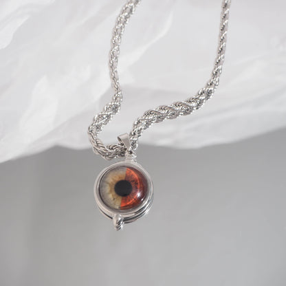 Custom Two Eyes, One Love Necklace