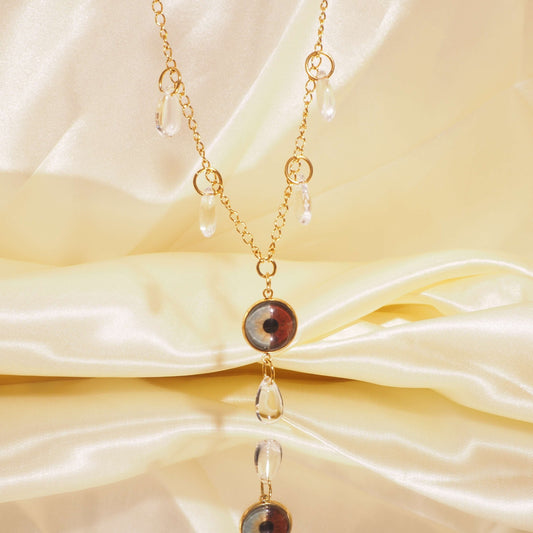 Custom Two Eyes, One Love Necklace