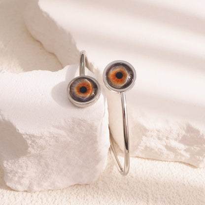 Custom Two Eyes, One Love Bangle