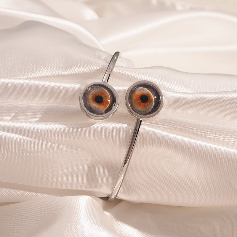 Custom Two Eyes, One Love Bangle