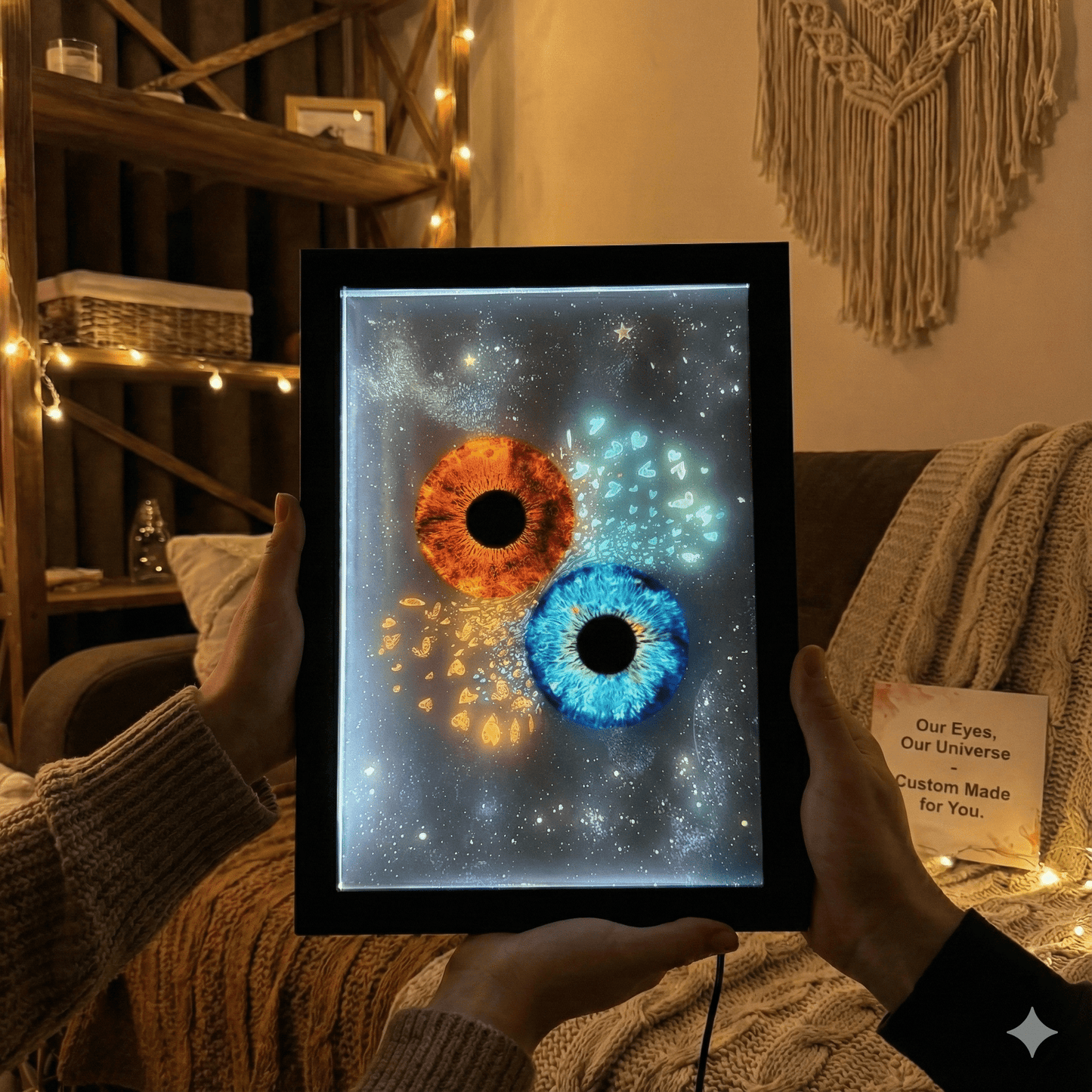 Custom Couple Eye Portrait