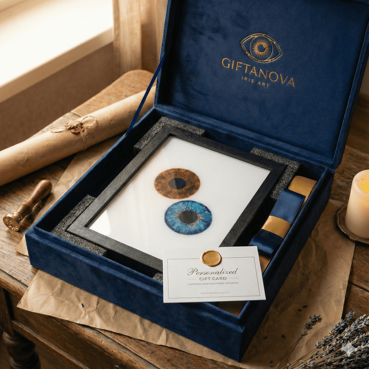 Custom Couple Eye Portrait