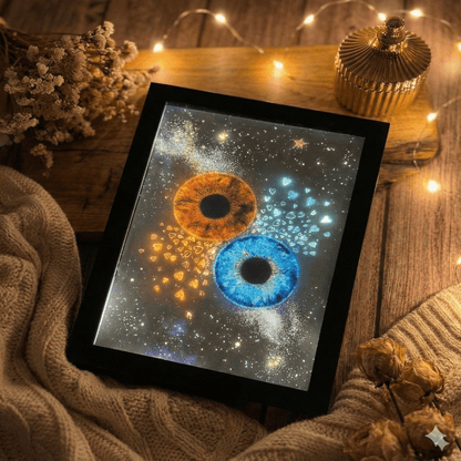 Custom Couple Eye Portrait