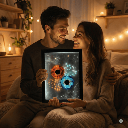 Custom Couple Eye Portrait