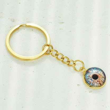 Custom Two Eyes, One Love Keychain