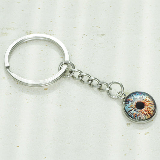 Custom Two Eyes, One Love Keychain