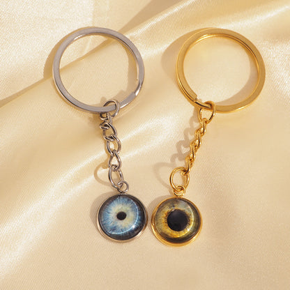 Custom Two Eyes, One Love Keychain