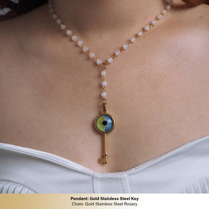 Custom Two Eyes, One Love Necklace