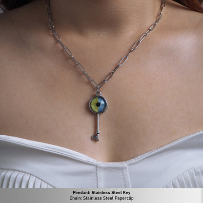 Custom Two Eyes, One Love Necklace