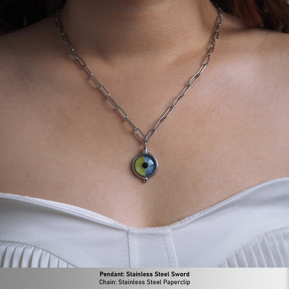 Custom Two Eyes, One Love Necklace