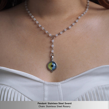 Custom Two Eyes, One Love Necklace