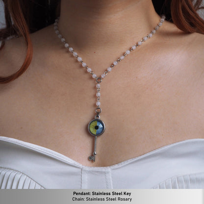 Custom Two Eyes, One Love Necklace