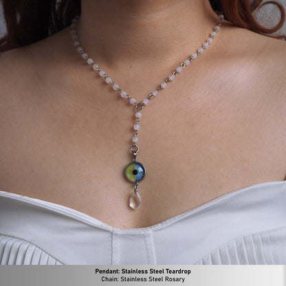 Custom Two Eyes, One Love Necklace