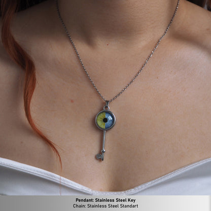Custom Two Eyes, One Love Necklace