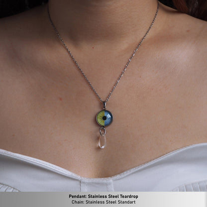 Custom Two Eyes, One Love Necklace