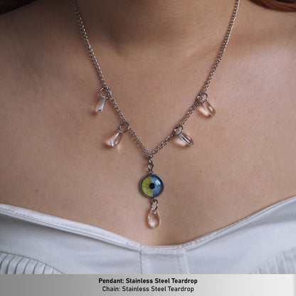 Custom Two Eyes, One Love Necklace