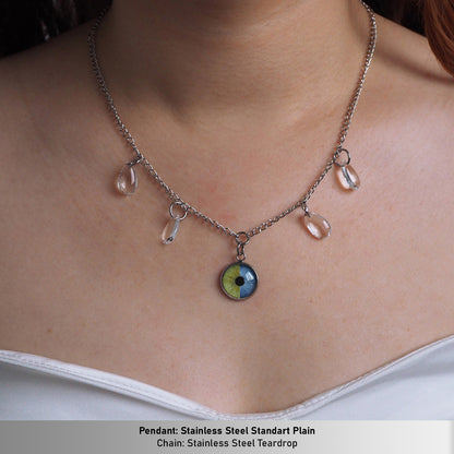 Custom Two Eyes, One Love Necklace