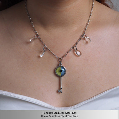 Custom Two Eyes, One Love Necklace