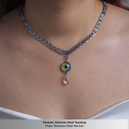 Custom Two Eyes, One Love Necklace