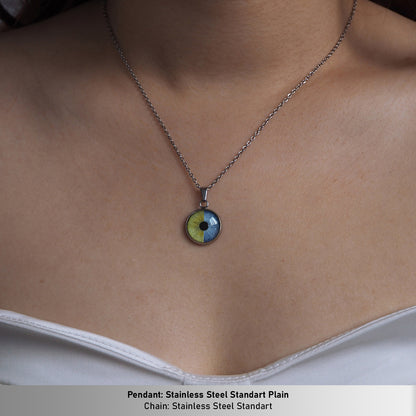 Custom Two Eyes, One Love Necklace